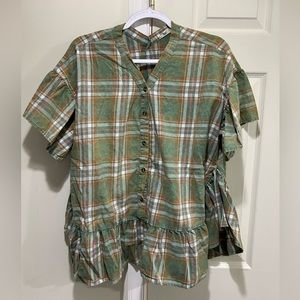 Boutique Plaid Top